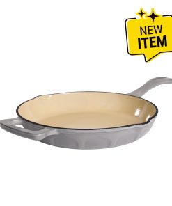Luxe 11 Inch Enameled Cast Iron Skillet