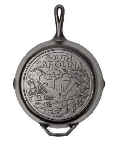 American Road Trip: 12 Inch Seasoned Cast Iron Skillet. South Carolina